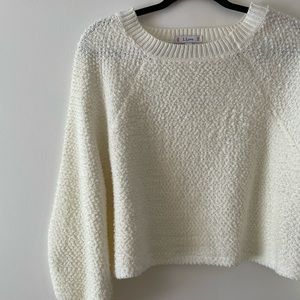 Open Back Cropped Sweater